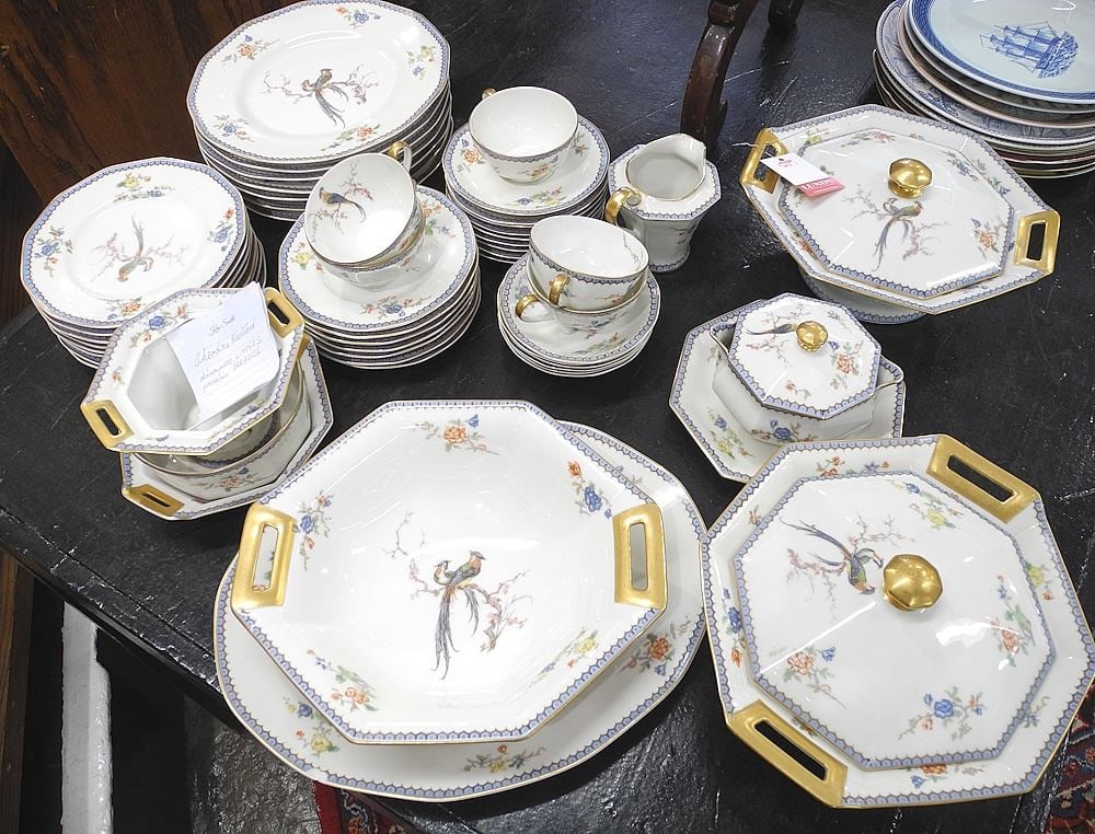 Group of Theodore Haviland Limoges China Wares. (1 of 5)