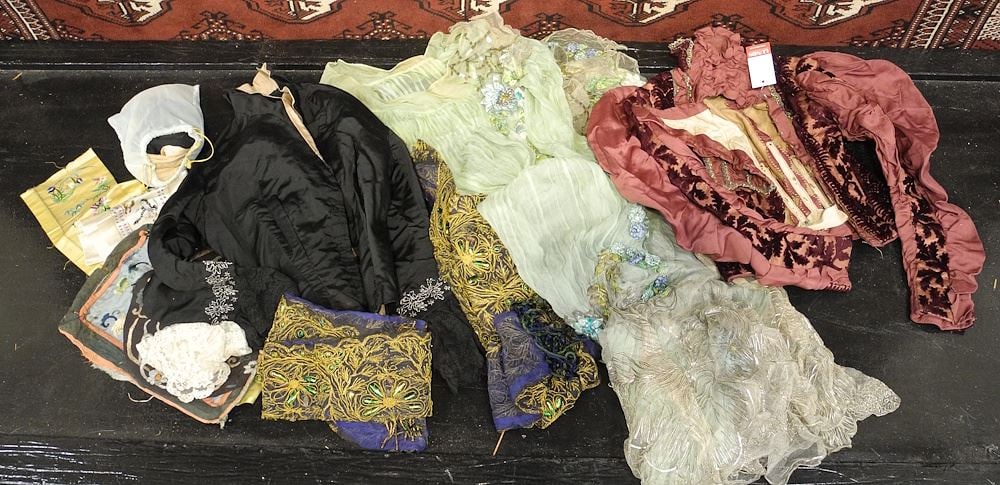 Collection of Vintage & Victorian Clothing; Deco, Bead work, etc. (1 of 3)