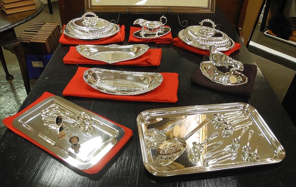 Collection of Silver Plated Wares Including Scottish Entree Dishes. (1 of 3)