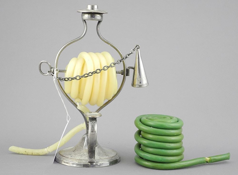 Old Sheffield Plate Wax Jack, 6 3/8" h. (1 of 2)