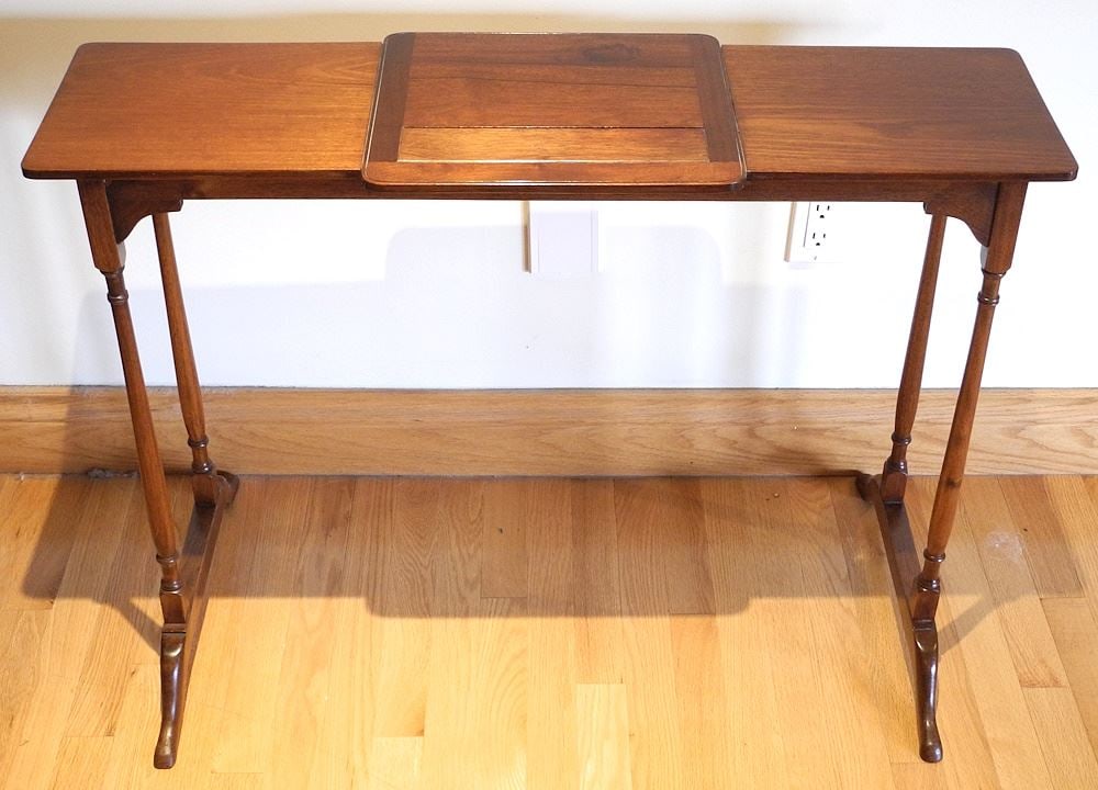 Georgian Carved Mahogany Metamorphic Library Table, 37 1/2" x 9 3/4" x 27 "h. (1 of 10)