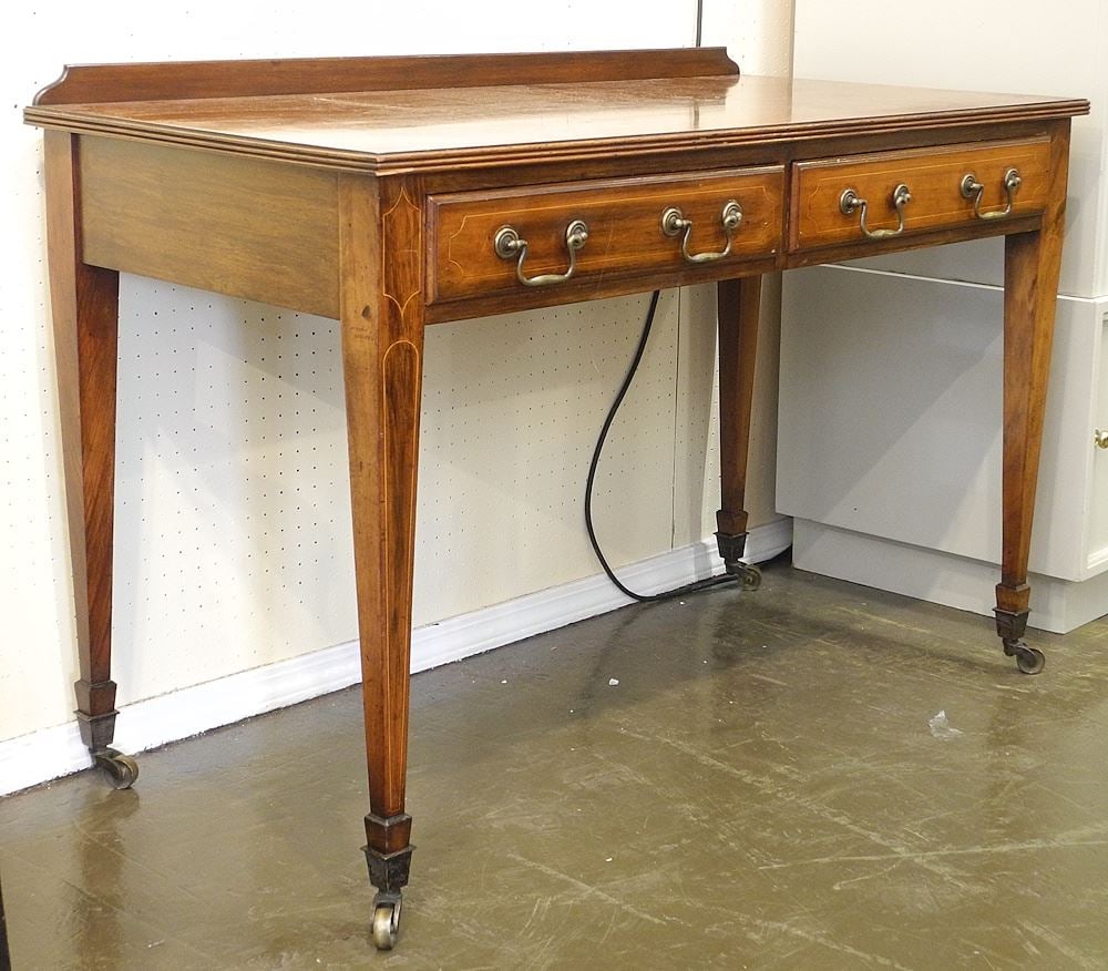 Late 18th Century English Writing Desk, 32 5/8" x 48 1/4" x 23 3/4".: Late 18th Century English Writing Desk, 32 5/8" x 48 1/4" x 23 3/4".