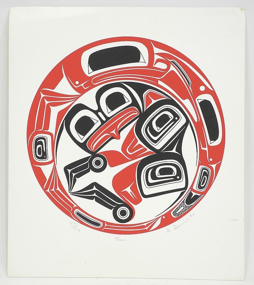 Serigraph signed D. (Danny) Dennis 90', 12 5/8 x 11", "Clam" #125/150. (1 of 3)