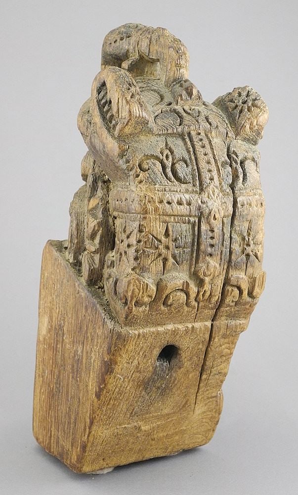 Southeast Asian Elephant Carving, 10 7/8"h (restoration noted). (1 of 4)