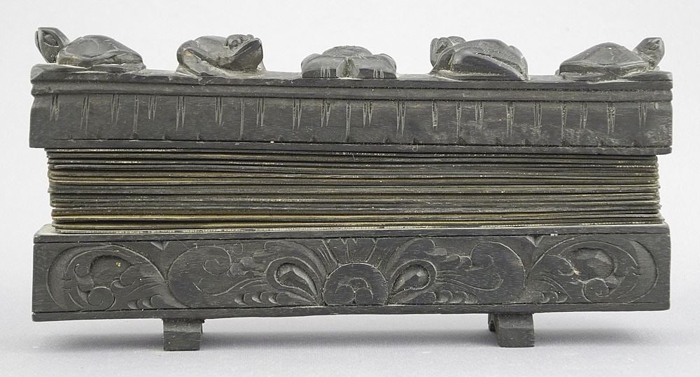 Southeast Asian Palm Leaf Manuscript , 6 1/4"w. (1 of 3)