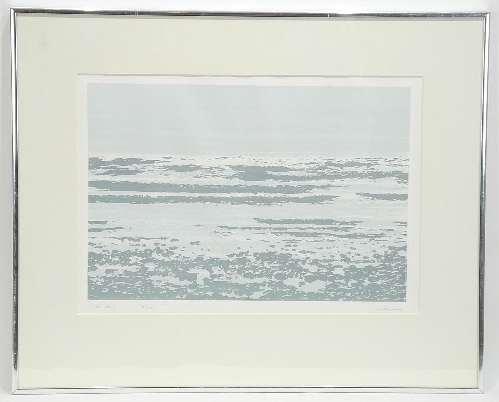 Serigraph signed Gordon Smith, 11 x 16", "Sea Edue" #16/50.: Serigraph signed Gordon Smith, 11 x 16", "Sea Edue" #16/50.