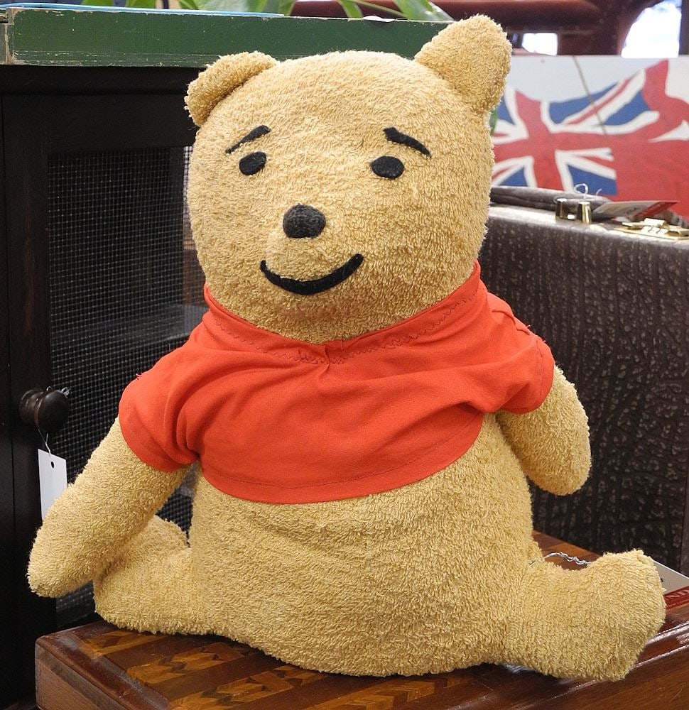 Early Winnie-the-Pooh Stuffed Bear, 12 1/2"h. (1 of 1)