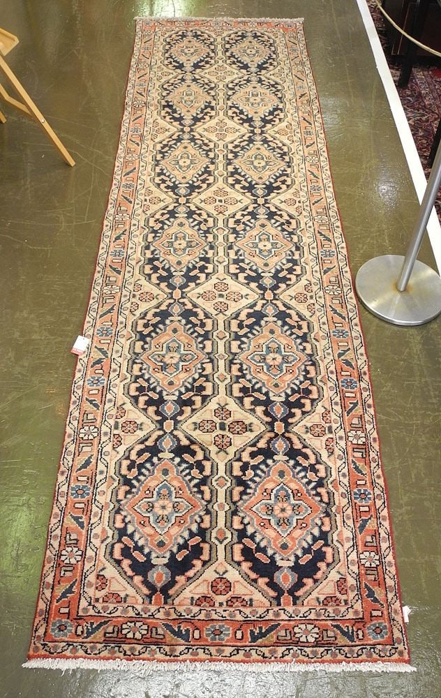 Hamedan Carpet Approximately 3'1" x 11'1". (1 of 4)