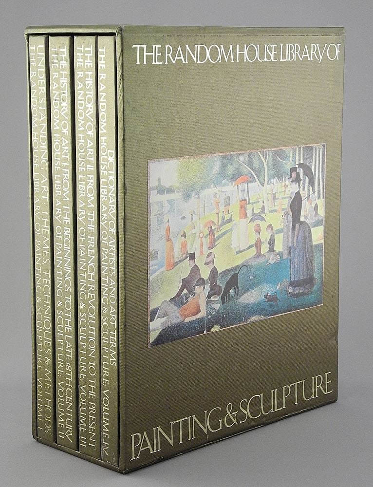 Book: "The Random House Library of Paintings & Sculpture", 12 1/4" (slip cased). (1 of 7)