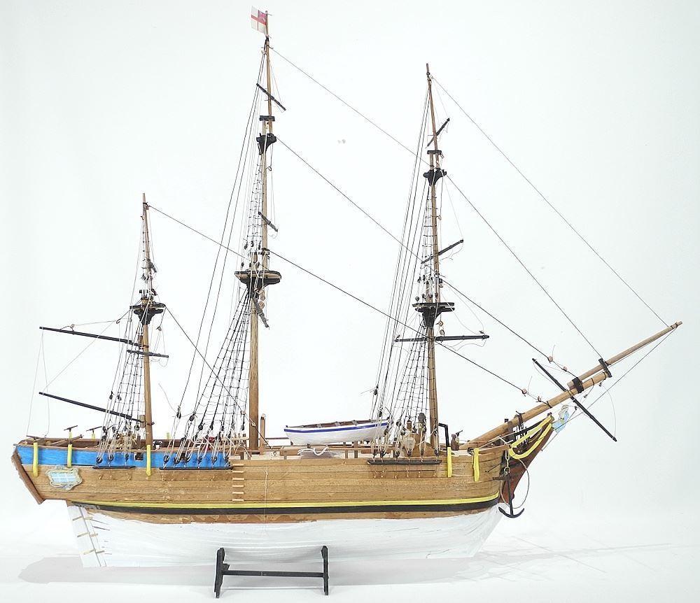 Ship's Model: "The Bounty", 32"L.: Ship's Model: "The Bounty", 32"L.