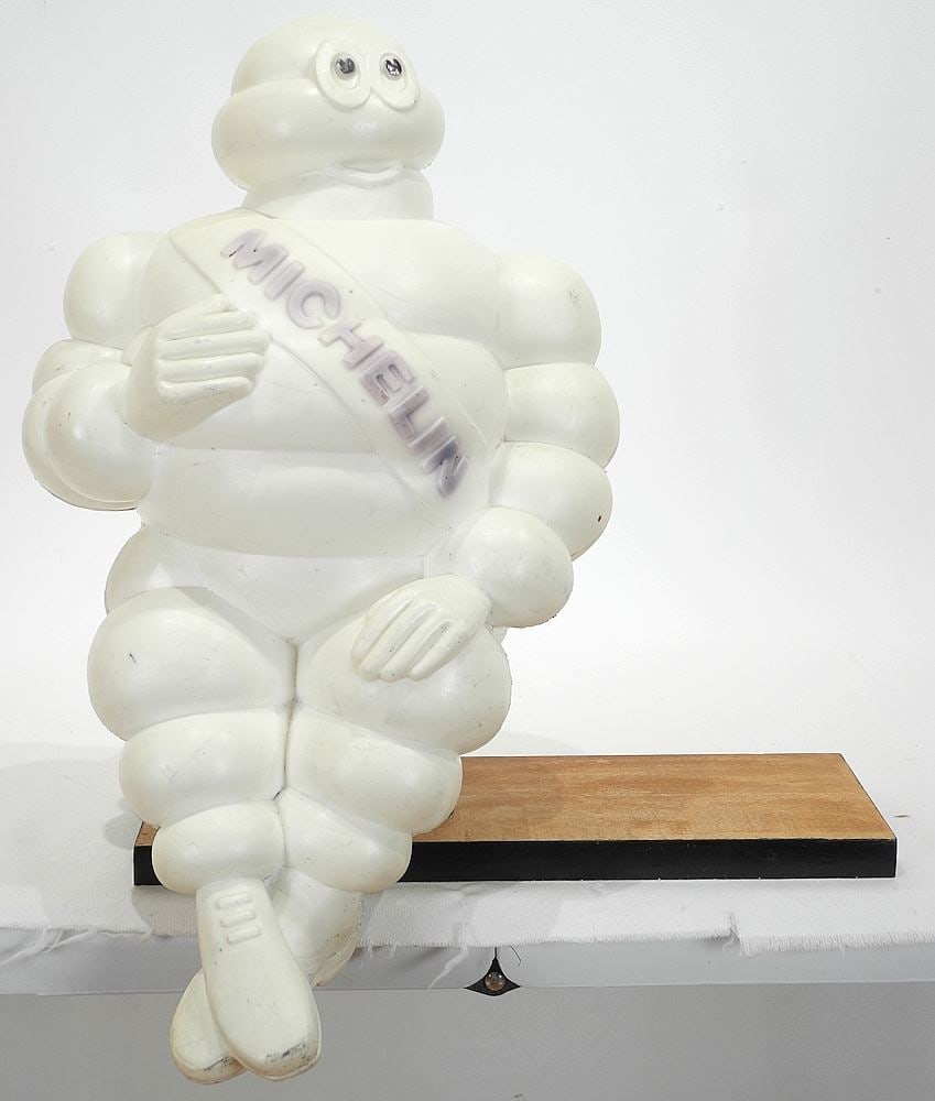 Michelin "Monsieur Bibendum" Figural Lamp, 18"h. (1 of 3)