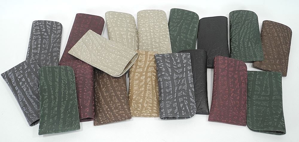 Collection of South African Buffalo Eyeglass Cases. (1 of 1)