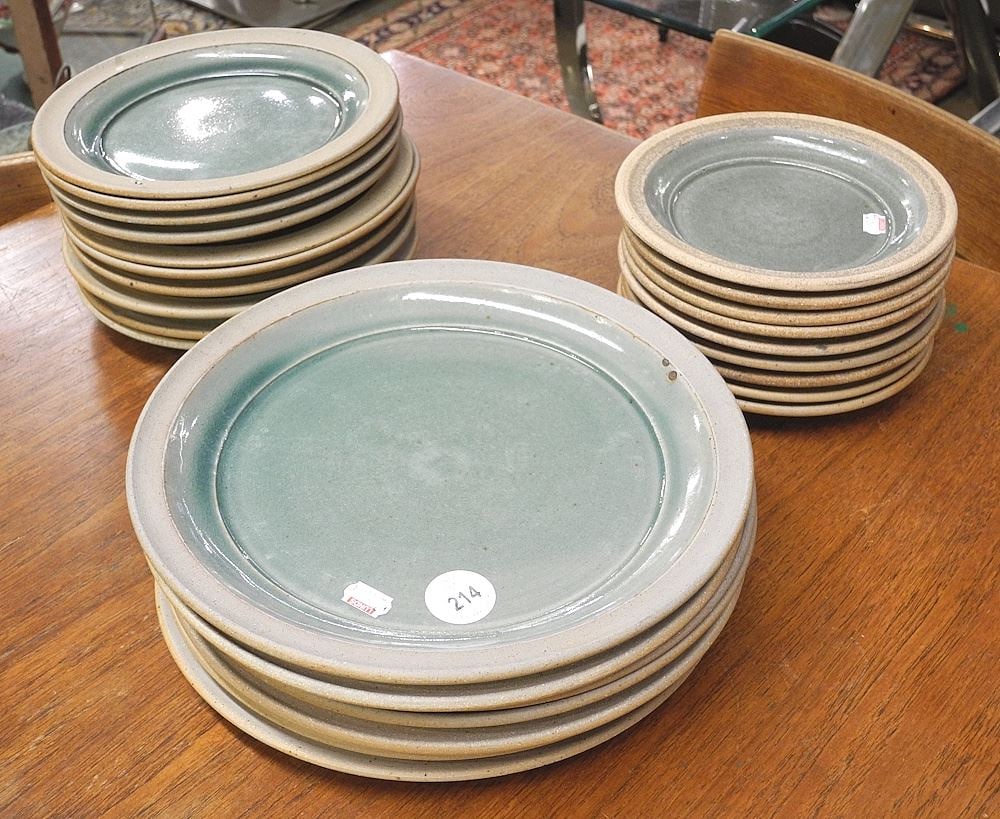 Collection of Kersey Pottery Dishes.: Collection of Kersey Pottery Dishes.