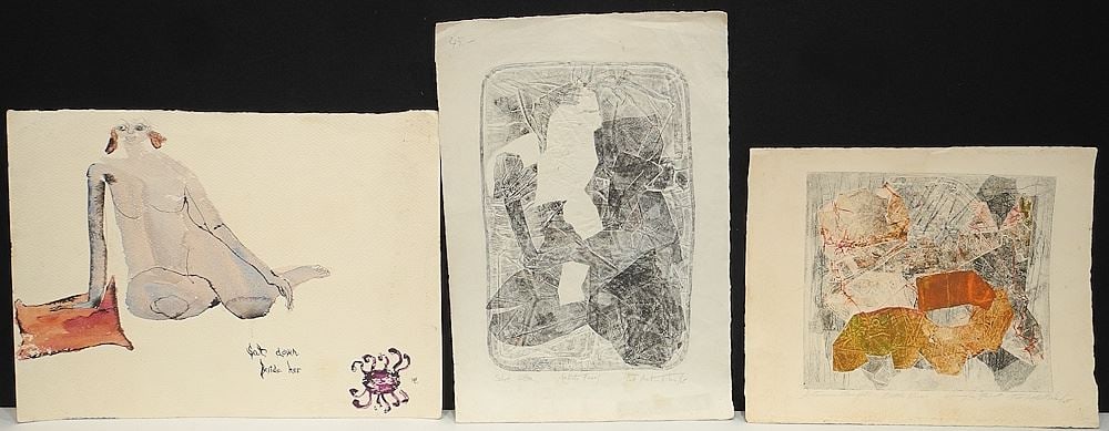 Pat Martin Bates (3) signed Variously, Largest 11 x 15", "Various Subjects" (cond.n: Pat Martin Bates (3) signed Variously, Largest 11 x 15", "Various Subjects" (cond.n