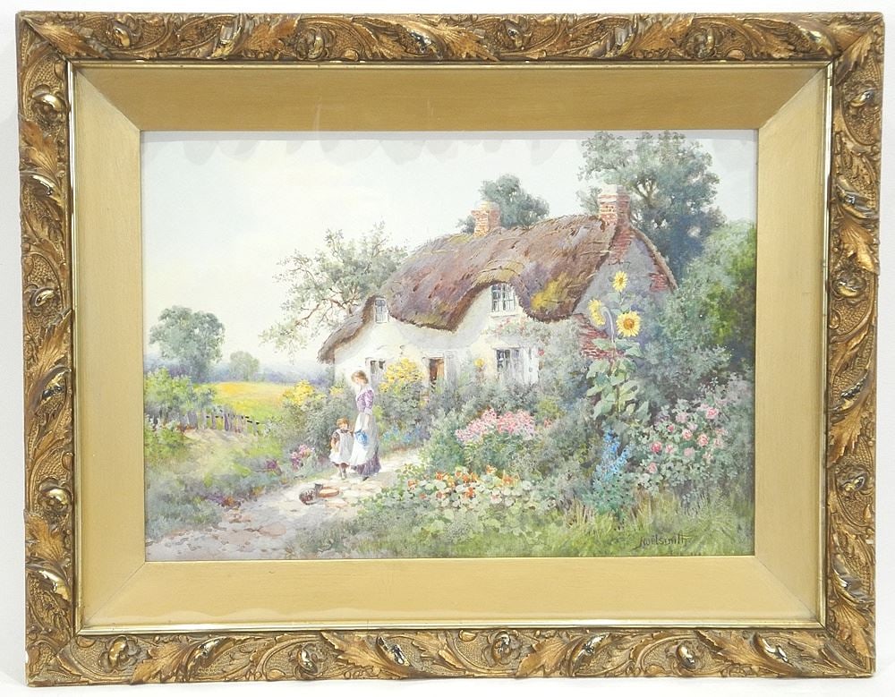 Watercolour signed Noel Smith, 9 1/4" x 13 1/4", "Boldre New Forest, Hampshire" (1 of 5)