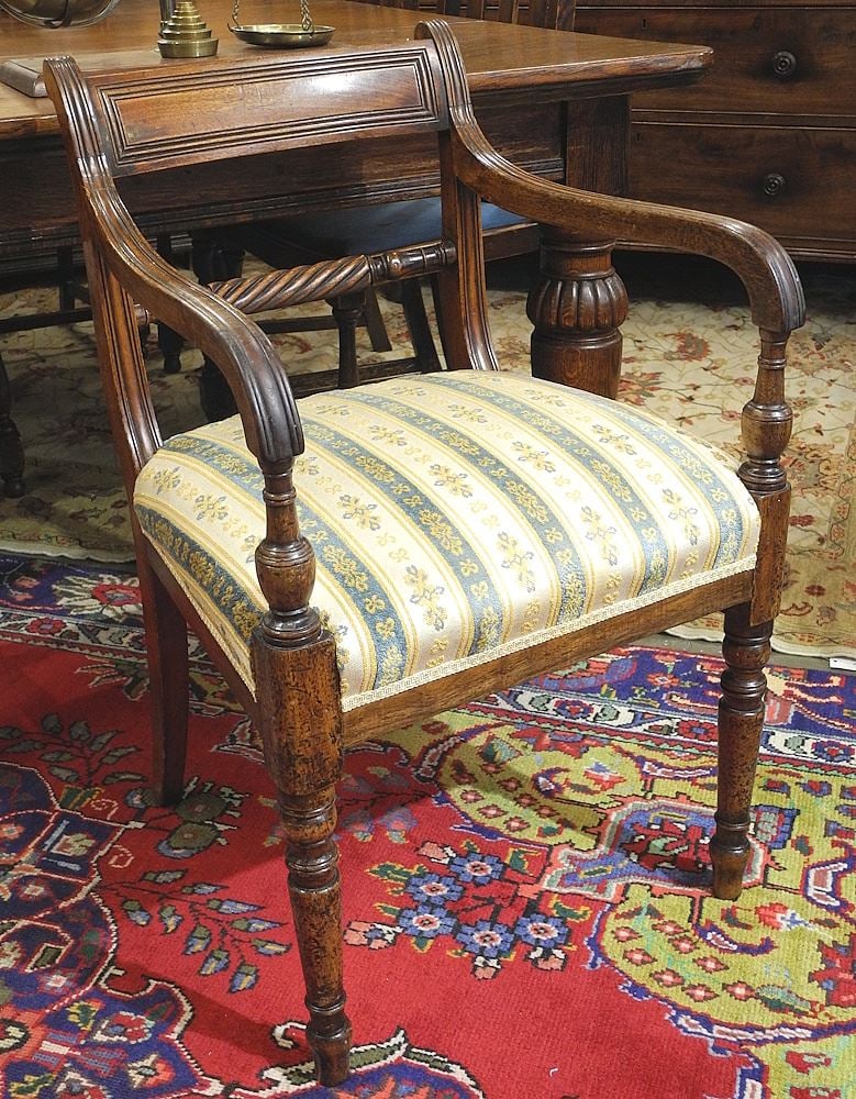 Regency Rope Twist Mahogany Armchair , 32 1/2"h.: Regency Rope Twist Mahogany Armchair , 32 1/2"h.