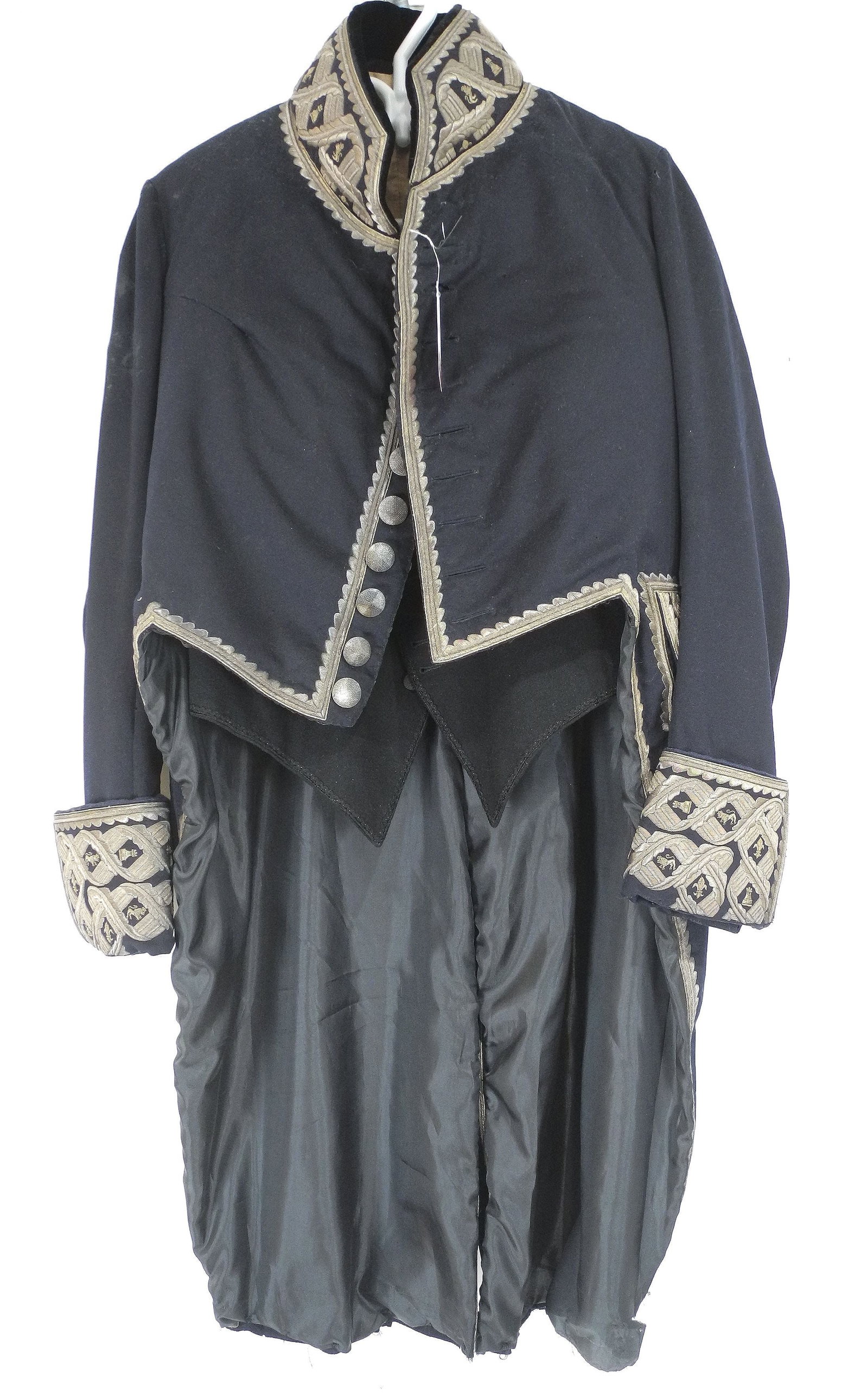 19th C. Spanish Court Jacket with Vest.: 19th C. Spanish Court Jacket with Vest.