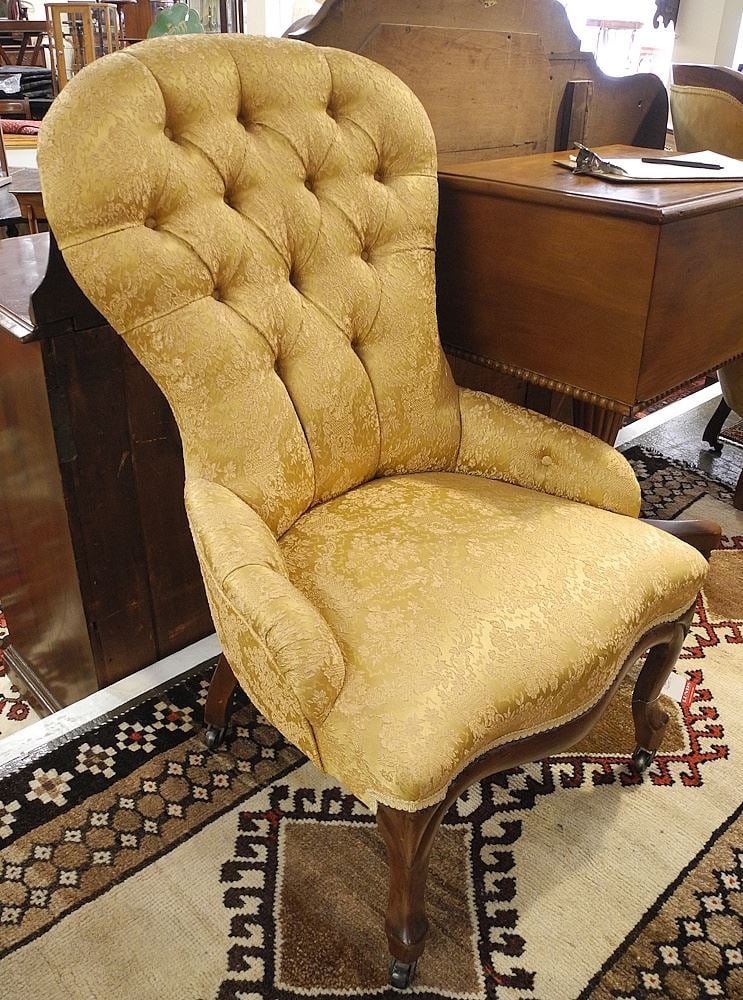 Victorian Wire Back Ladies Chair, 39 1/2"h. (1 of 1)