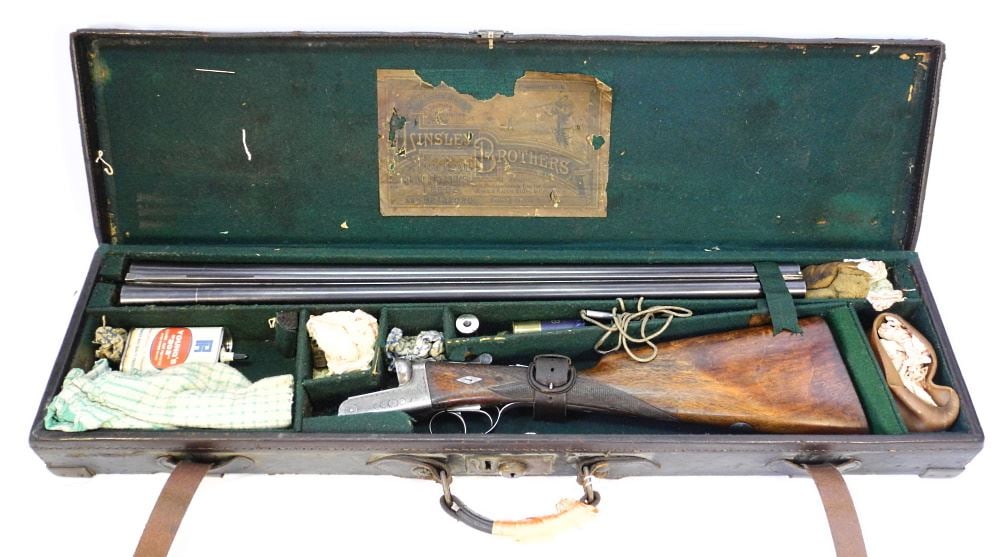 Linsley Brothers Double Barreled Shotgun (2306) w/ Original Case, CDN PAL Req. NO EXPORT. (1 of 20)