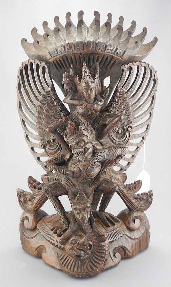 Indonesian Garude Carving, 18 1/2"h. (1 of 3)