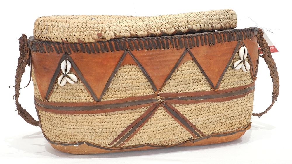 African Basket, 15 1/4"w. (1 of 3)