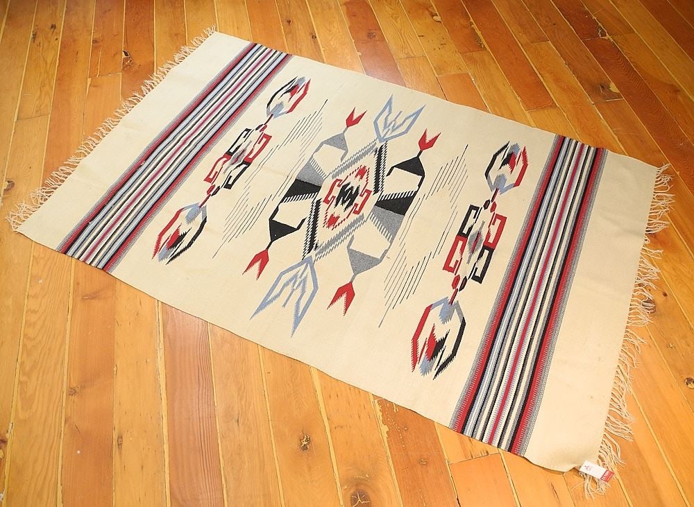 Chimayo Blanket Approximately 70 x 43". (1 of 2)