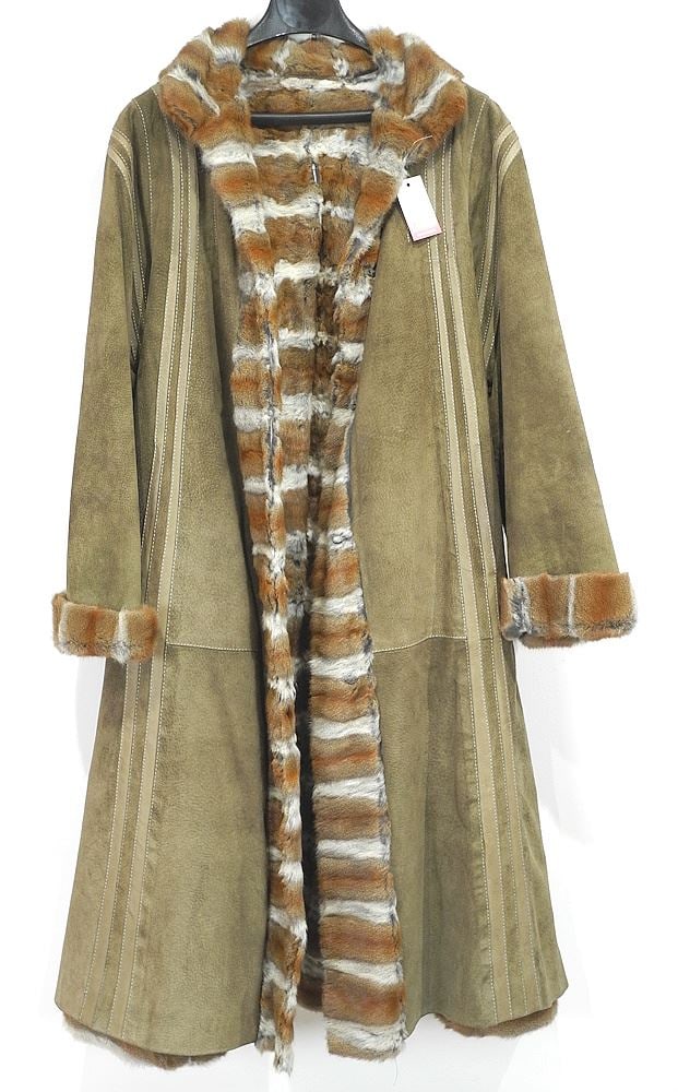 Swedish Seal Skin Full Length Fur Coat (fur lined), NO EXPORT. (1 of 3)