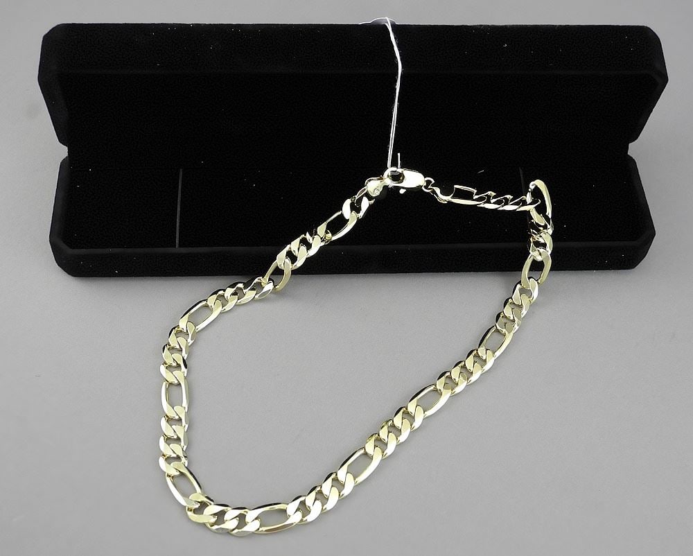 18K Gold Plated Cuban Link Necklace, 18"L.: 18K Gold Plated Cuban Link Necklace, 18"L.