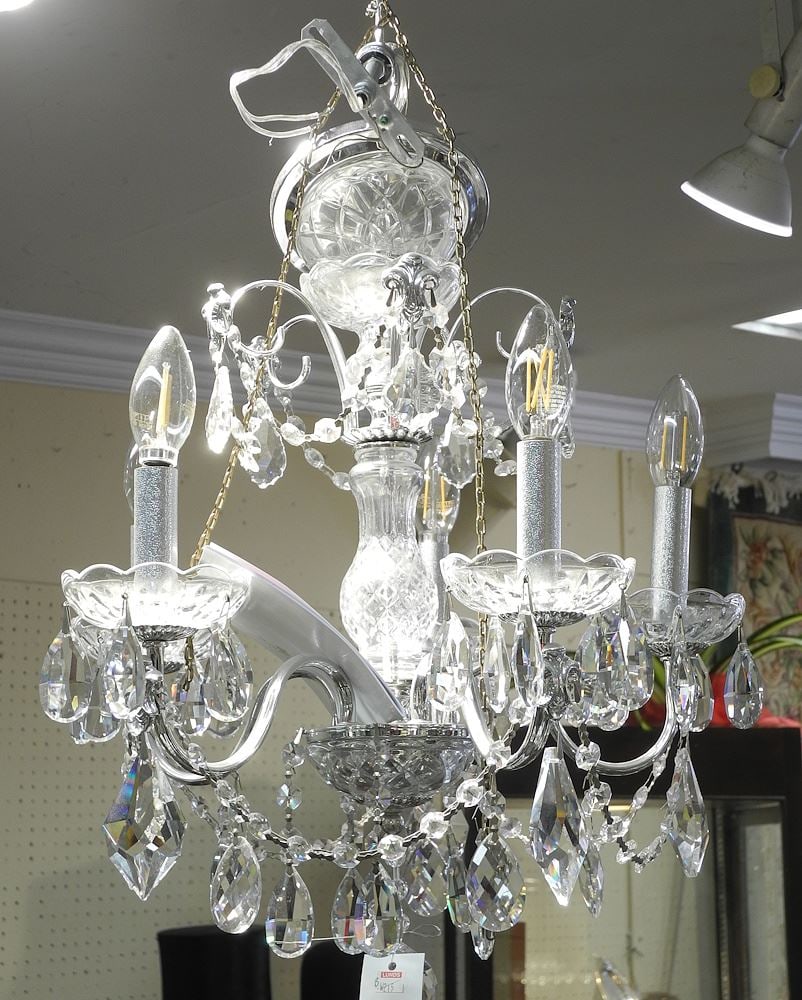 Schoenbek Swarovski Lighting Model 1704-40 Chandelier. (1 of 3)