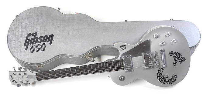 Gibson Les Paul Studio Platinum USA Electric Guitar, 01213694, With Gibson Hard Case.: Gibson Les Paul Studio Platinum USA Electric Guitar, 01213694, With Gibson Hard