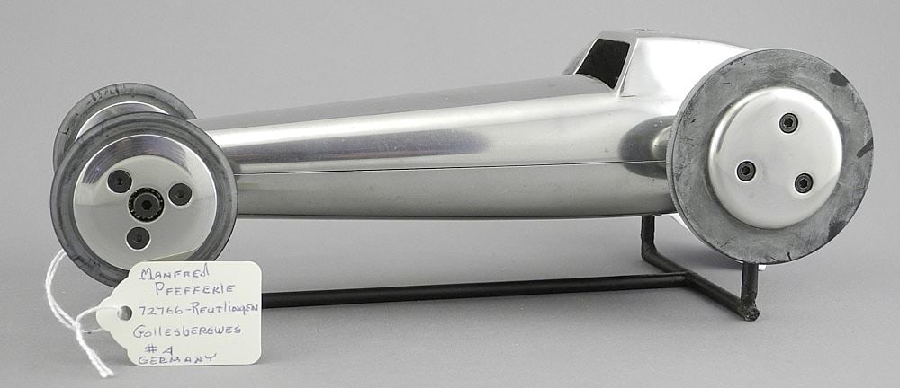 Manfred Pfefferle Reutlingen #4 Tether Car, 10 1/2".: Manfred Pfefferle Reutlingen #4 Tether Car, 10 1/2".