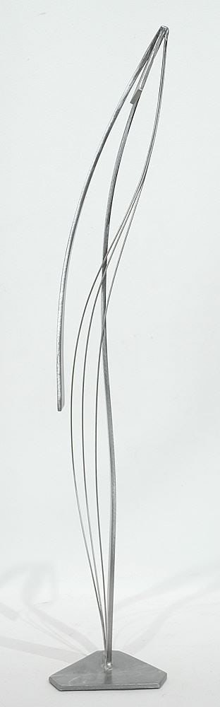 Steel Sculpture signed Gary Heywood (Kelowna), 23"h, "Musical". (1 of 6)