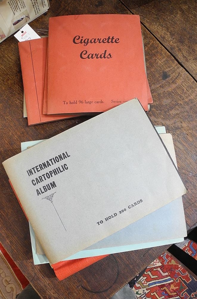 Collection of Cigarette Cards in Ten Albums: Players/Wills/Kensitas. (1 of 2)