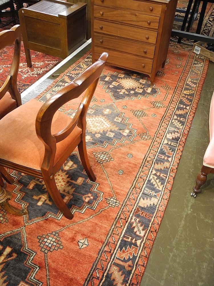 Hand Knotted Sarab Carpet Approximately 4'6" x 14'. (1 of 3)