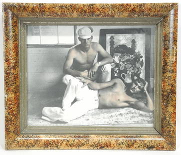 Photographic Print After Marie Cosindas, 7 1/2 x 9 1/2", "Sailors, Key West, 1965.: Photographic Print After Marie Cosindas, 7 1/2 x 9 1/2", "Sailors, Key West, 1965.