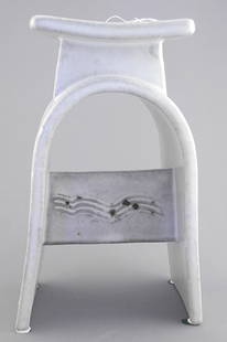 Ceramic Candle Stand Attributed to Celia Rice-Jones, 8 3/4"h.: Ceramic Candle Stand Attributed to Celia Rice-Jones, 8 3/4"h.