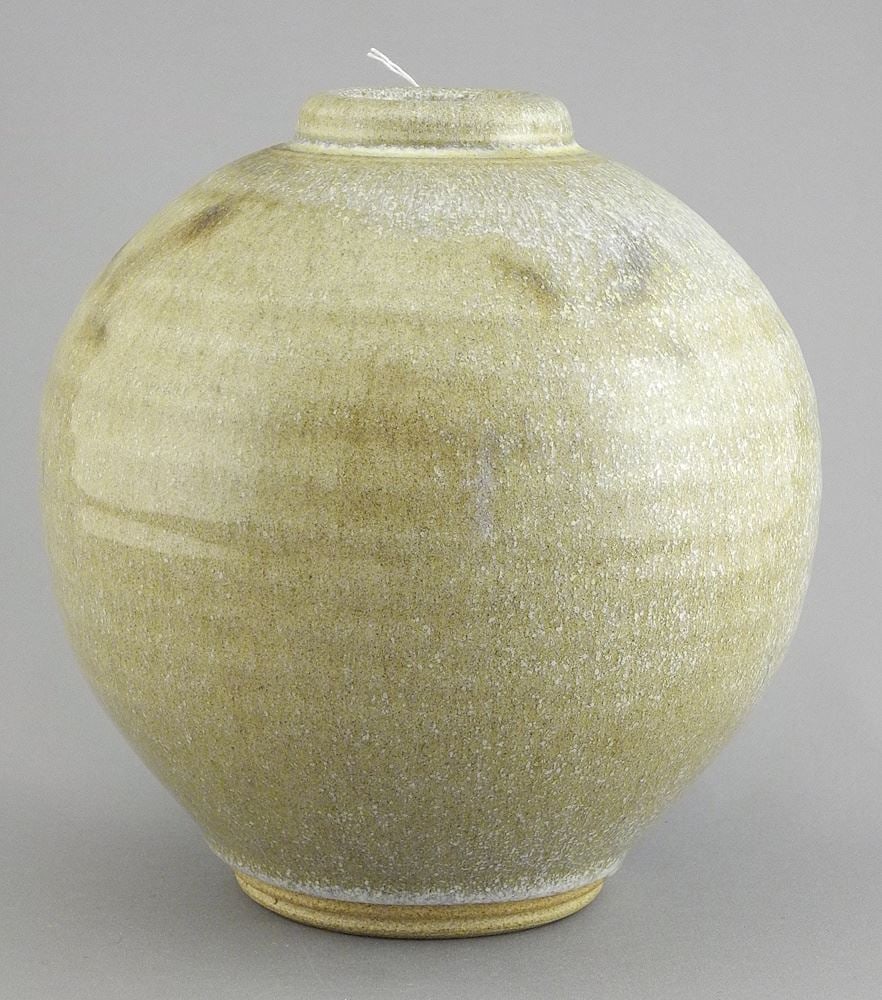 Stoneware Vase signed (Bob) Kingsmill, 6 5/8"h. (1 of 3)