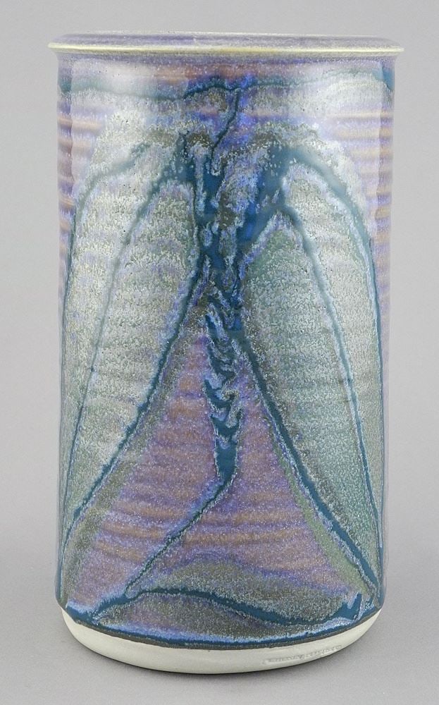 Fine Stone Vase/Jar Impressed Chosin Pottery Canada (Robin Hopper).: Fine Stone Vase/Jar Impressed Chosin Pottery Canada (Robin Hopper).