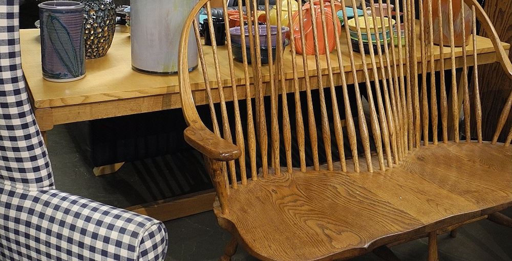 English Elm Dining Table Royal College of Arts Prize 1970. (1 of 2)