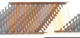 Dansk Jens Quistgaard Design Rare Woods Slatted Tray, 25"w.