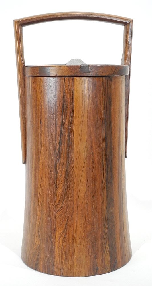 Dansk Jens Quistgaard Design Rare Woods Japanese Ice Bucket, 17 1/2"h. (1 of 8)