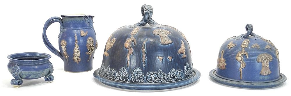 Collection of Ceramic Vessels signed Martin Homer, Tallest 8"h. (1 of 4)