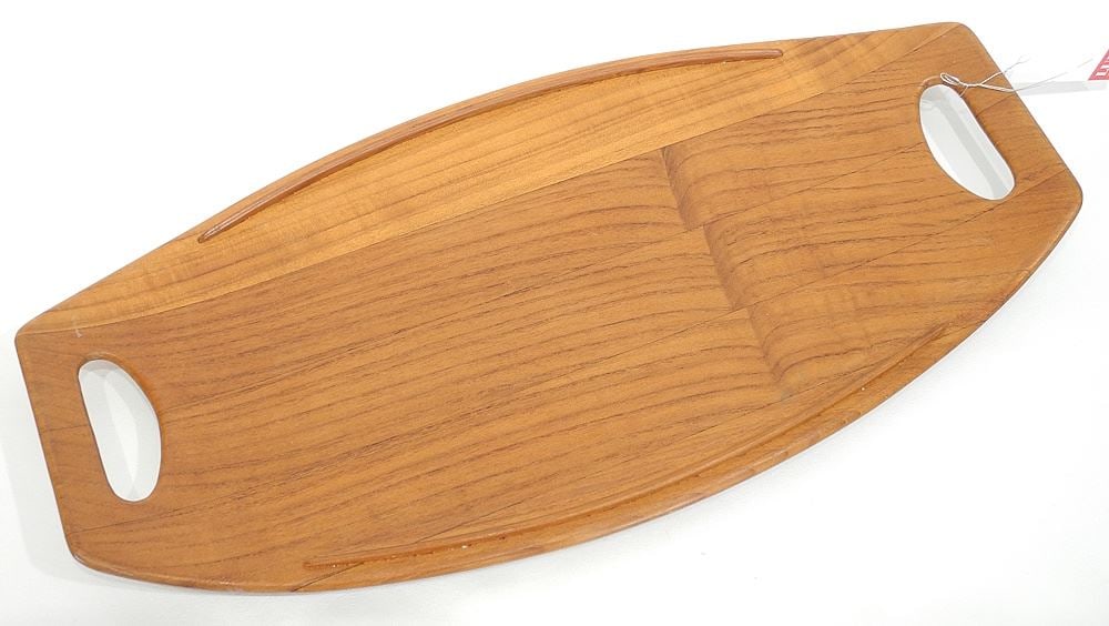 Vintage Dansk Staved Teak Tray Design: Jens Quistgaard. (1 of 4)