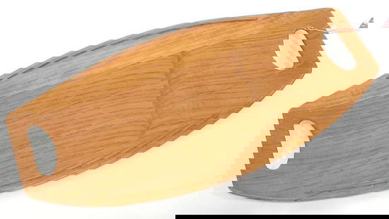 Vintage Dansk Staved Teak Tray Design: Jens Quistgaard.: Vintage Dansk Staved Teak Tray Design: Jens Quistgaard.