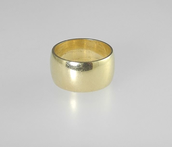 14K Gold Band Style Ring, Size 6 1/2 , 9.12g. (1 of 4)