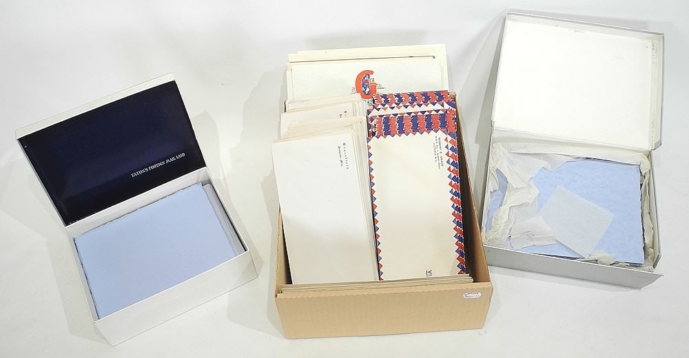 Collection of Grace Family Stationary Items.: Collection of Grace Family Stationary Items.