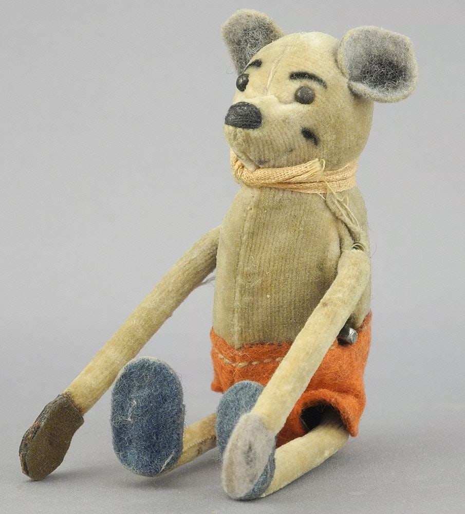 1930s Schuco Wind Up Mickey Mouse Toy, Includes Key, 4" High. (1 of 5)