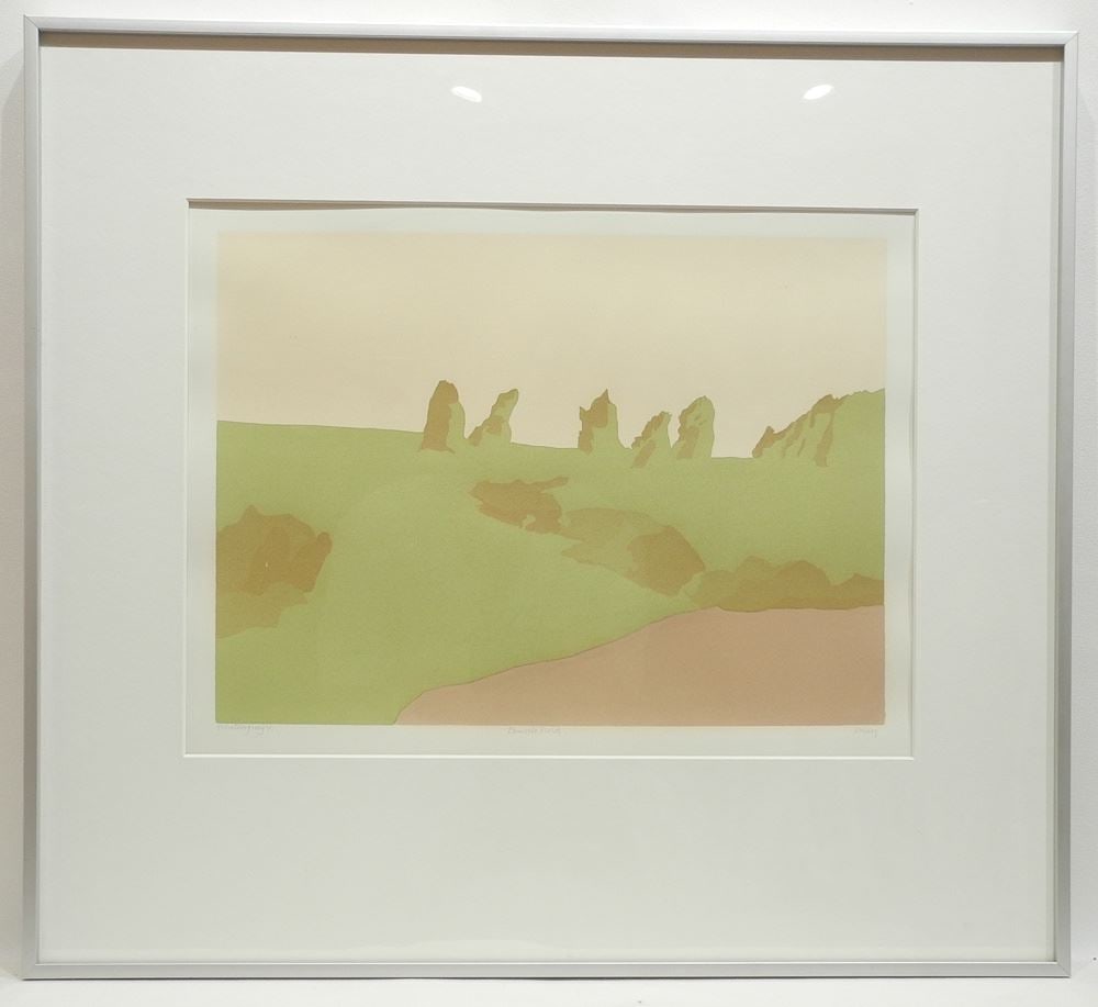 Serigraph signed (Toni) Onley, 12 1/2 x 16 1/2", "Eamon's Field", Printers Proof i/i. (1 of 4)