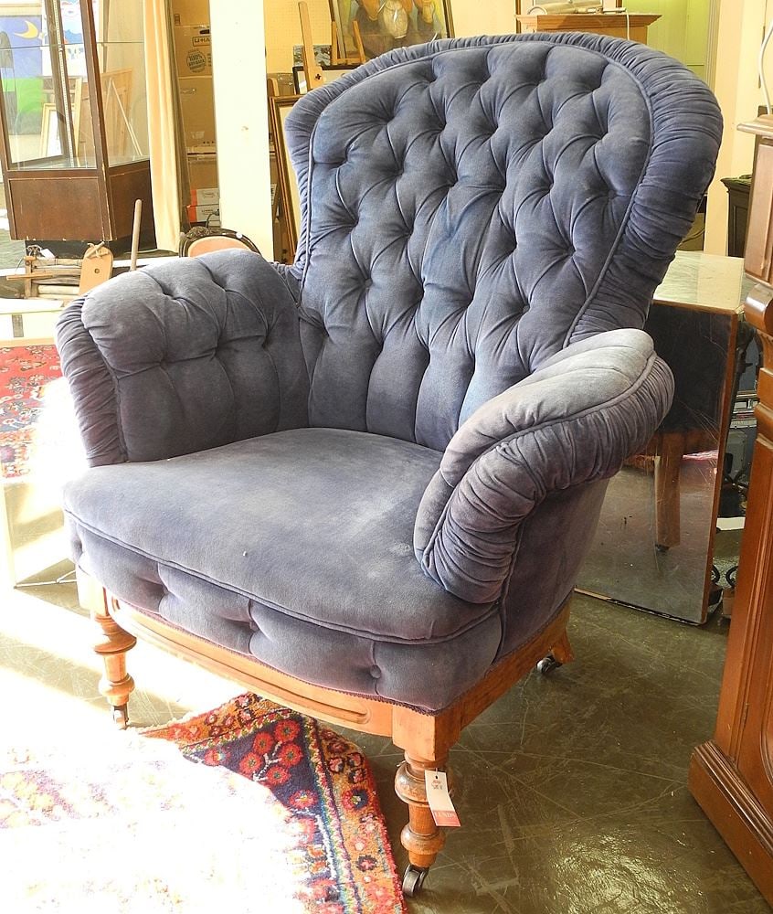 Victorian Wire Back Armchair, 41"h. (1 of 2)