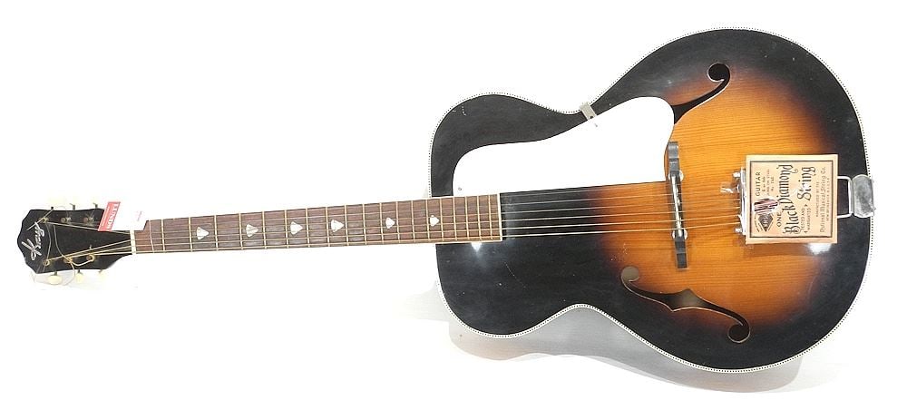 Kay Acoustic Guitar with Extra Strings, 41 3/4"h. (1 of 2)